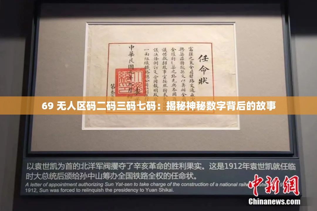 69 无人区码二码三码七码：揭秘神秘数字背后的故事