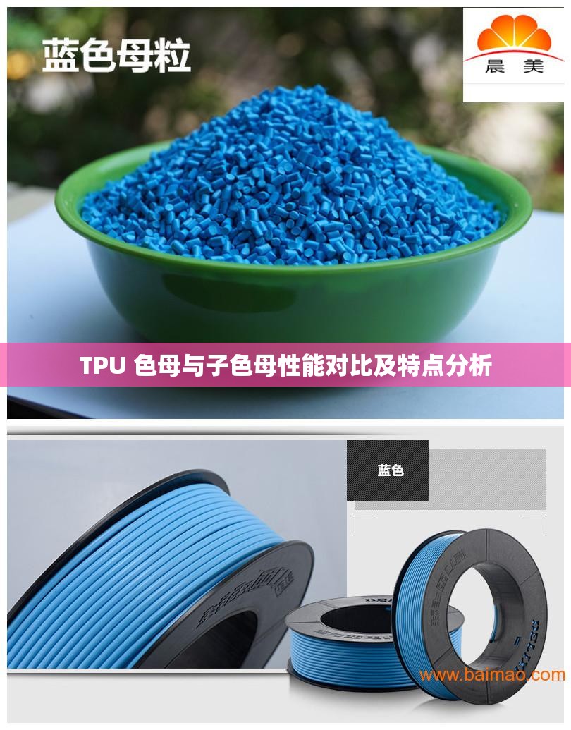 TPU 色母与子色母性能对比及特点分析